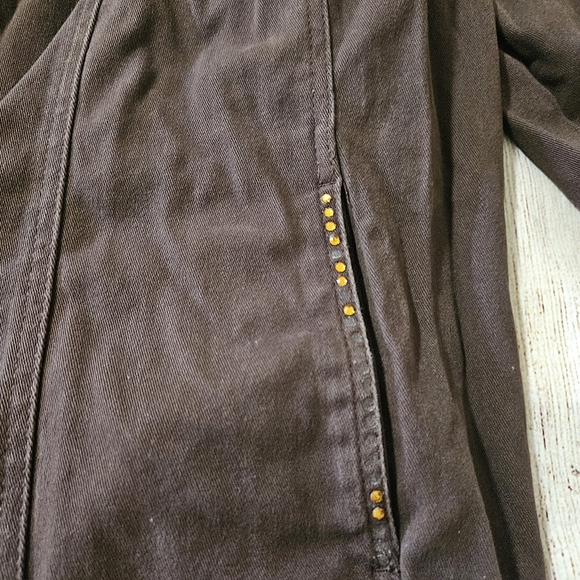 Quacker factory brown beaded jacket size 2x - Picture 7 of 10